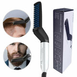(New Year Promotion- 50% OFF Today! ) Multifunctional Hair Comb Beard Straightener